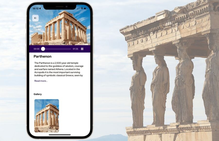 Athens: Digital City Tour With Over 100 Sights to See