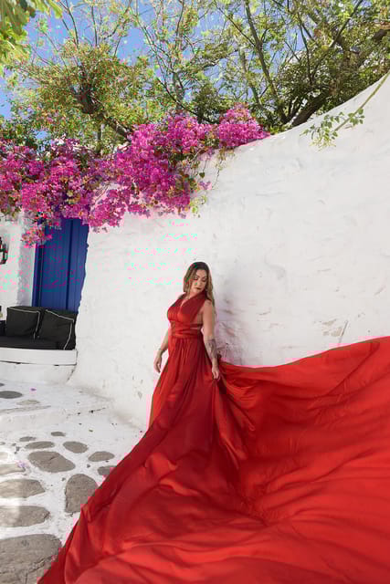 Athens Flying Dress Photoshoot