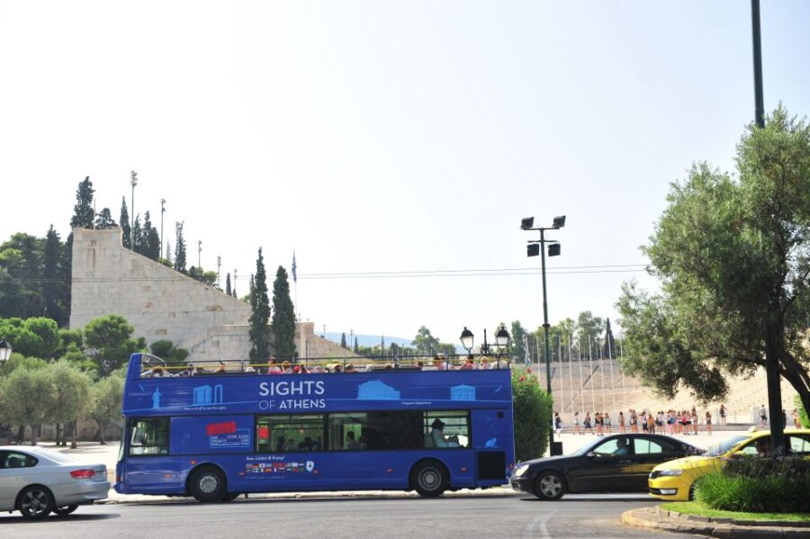 Athens, Piraeus, and Coastline: Blue Hop-On Hop-Off Bus - Overview and Pricing