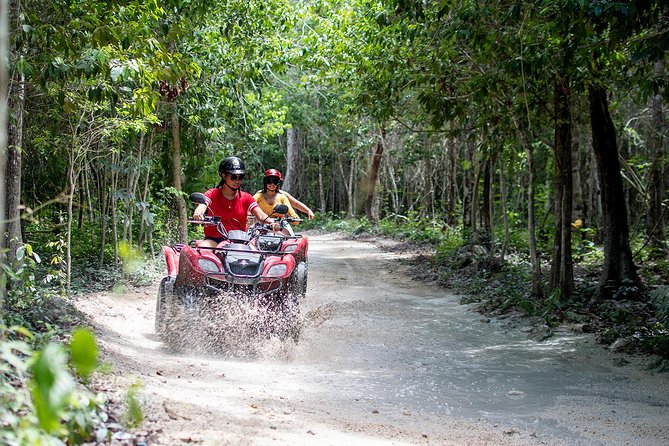 ATV Mud Kicking and Snorkeling by Boat in Cozumel