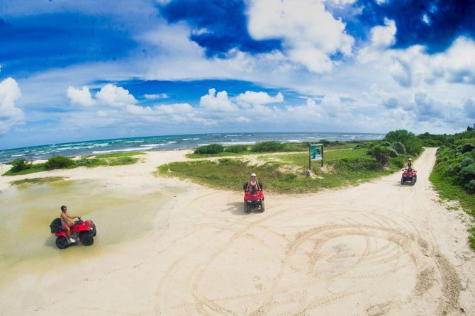 ATV Seashore Combo: Adventure to Mezcalitos Plus Optional Snorkeling at Playa Uvas