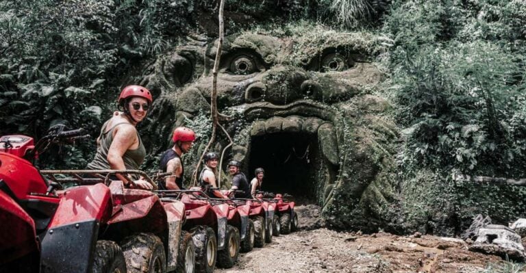 Bali Gorilla Cave Atv, Water Rafting and Monkey Forest Tour