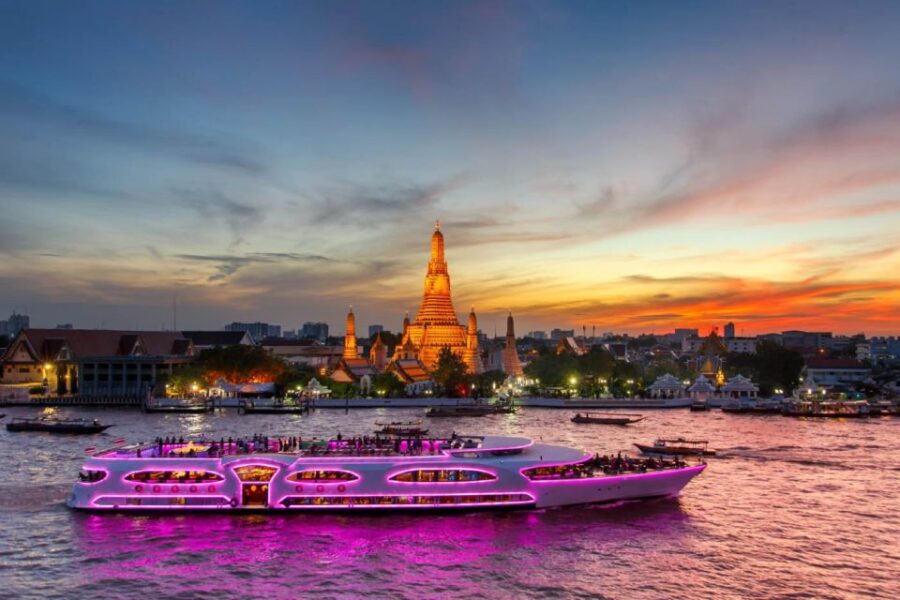 Bangkok: Chao Phraya River Luxury Dinner Cruise and Transfer - Overview and Pricing