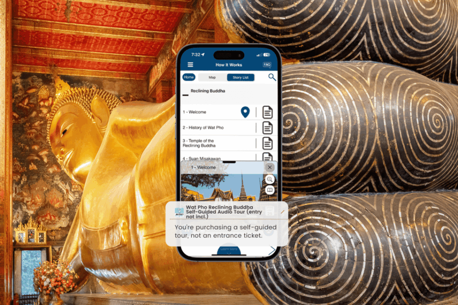 Bangkok: Reclining Buddha (Wat Pho) Self-Guided Audio Tour