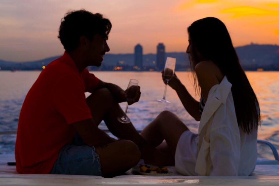 Barcelona: Sailing Boat Ride With Sunset, Wine and Snacks - Activity Overview