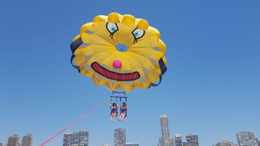 Benidorm: Parasailing Boat Trip With Costa Blanca Views
