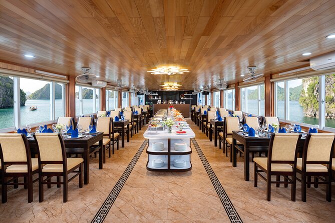 BEST SELLER - Halong 5 Star Day Cruise: Buffet Lunch, Wine& Fruit