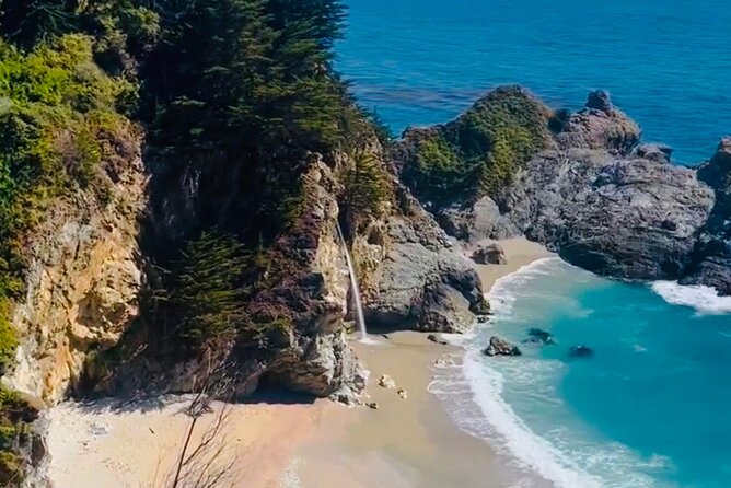 Big Sur Monterey California Coast Mcway Falls From San Jose