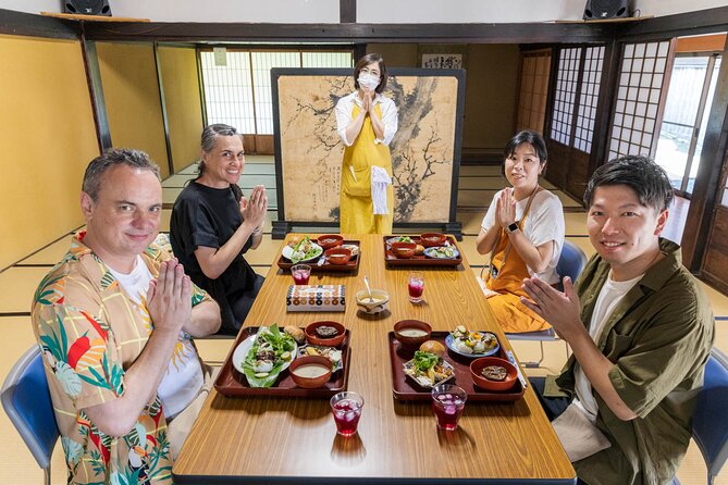 Buddhist Temple Cooking and Brewery Town Walk Near Kyoto
