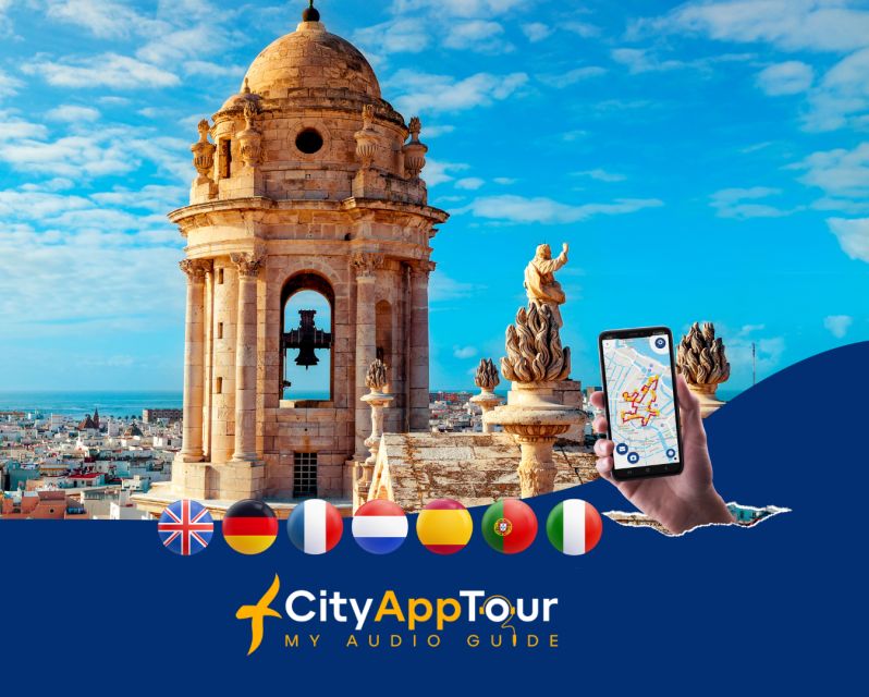 Cadiz: Walking Tour With Audio Guide on App