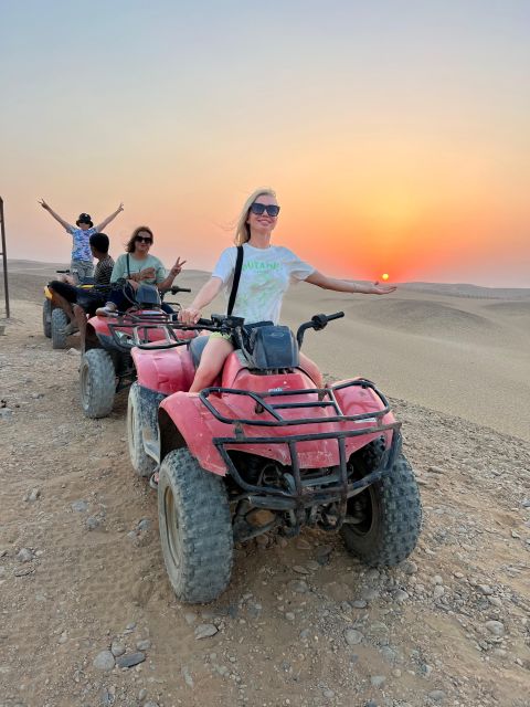 Cairo: Sunset Pyramids Quad Biking Adventure