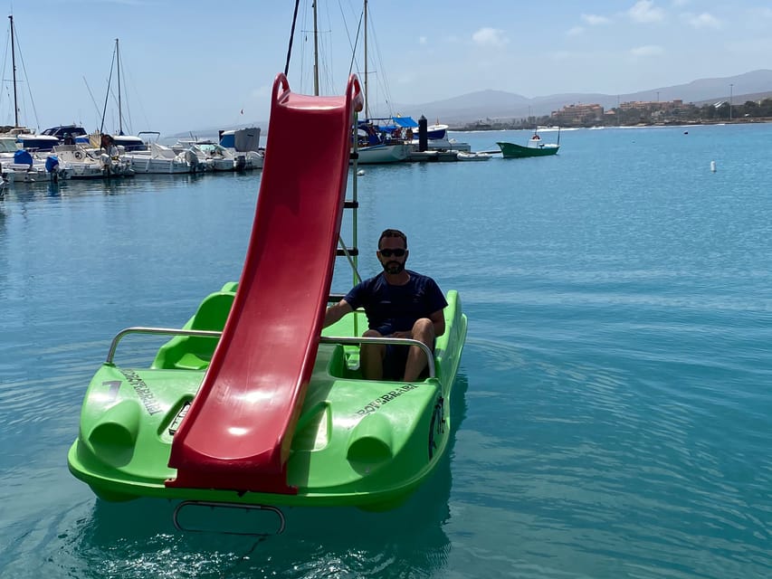 Caleta De Fuste: Pedalo With Slide Rental