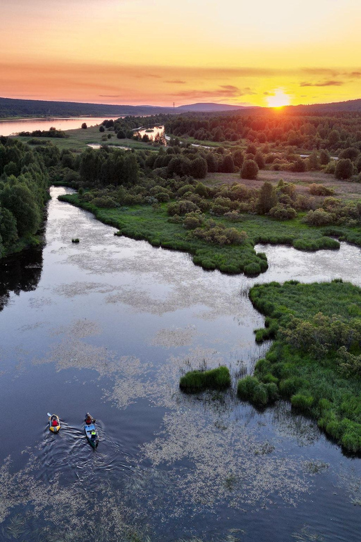 Canoe Trip Under the Midnight Sun