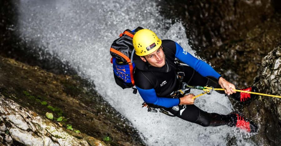 Canyoning Schwarzwasserbach in the Kleinwalsertal