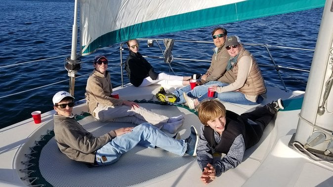 Catamaran Sailing Cruise on San Diego Bay for up to 12 Guests