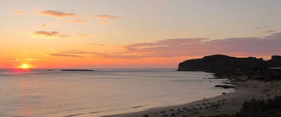 Chania: Falasarna Beach Sunset Tour With Hotel Pickup