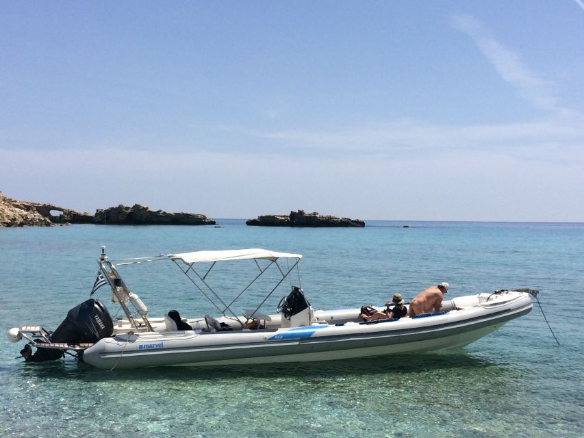 Chania: Private RIB Cruise to Akrotiri and Seitan Limania