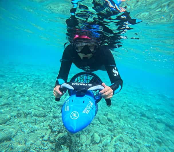 Chania: Sea Scooter Snorkeling Boat Tour