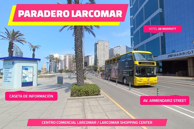 City Tour - Panoramic Bus (Departure From Larcomar)