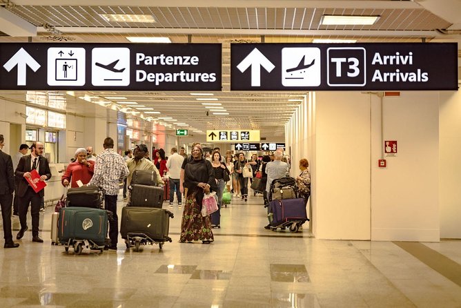 Civitavecchia (Rome's Cruise Port): Private Transfer to Rome Fiumicino (Fco) Airport
