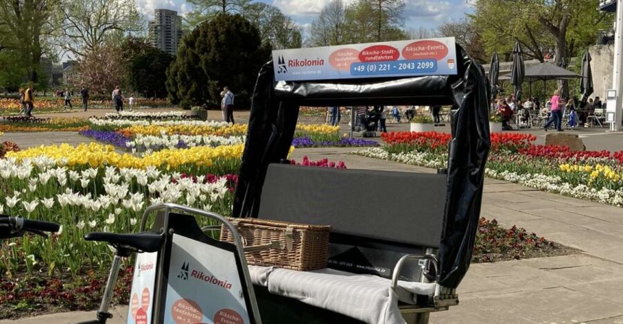 Cologne: Rickshaw Picnic and Park Tour, 2 Pers