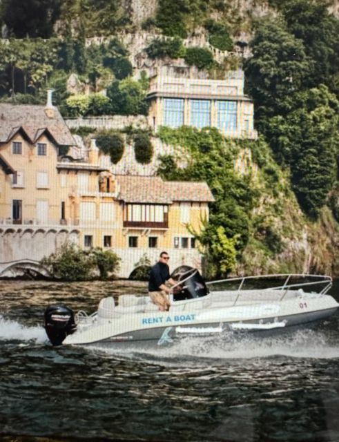 Como Lake : 3 Hour Self-Drive Boat Rental
