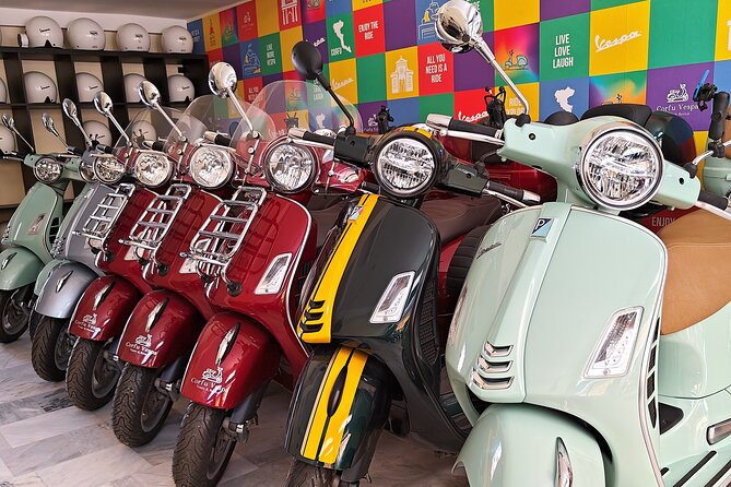 Corfu 300cc Vespa Scooter Rental - Overview of Corfu Scooter Rental
