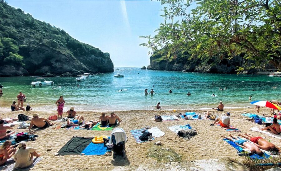 Corfu: Palaiokastritsa Swimming and Afionas Sunset Tour