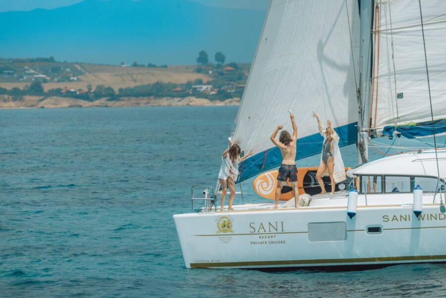 Corfu: Private Sunset Cruise With a Lagoon Catamaran