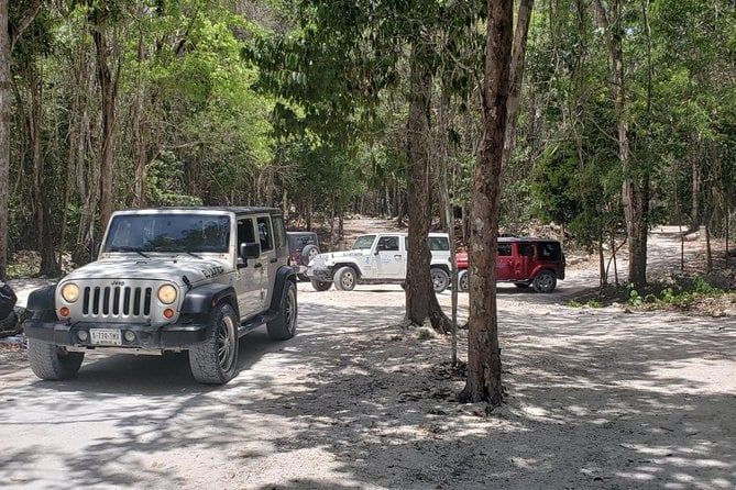Cozumel Jeep Adventure to Jade Caverns With Lunch and Snorkel