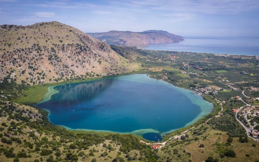 Crete: Lake Kournas, Argyroupolis, and Georgioupolis Trip