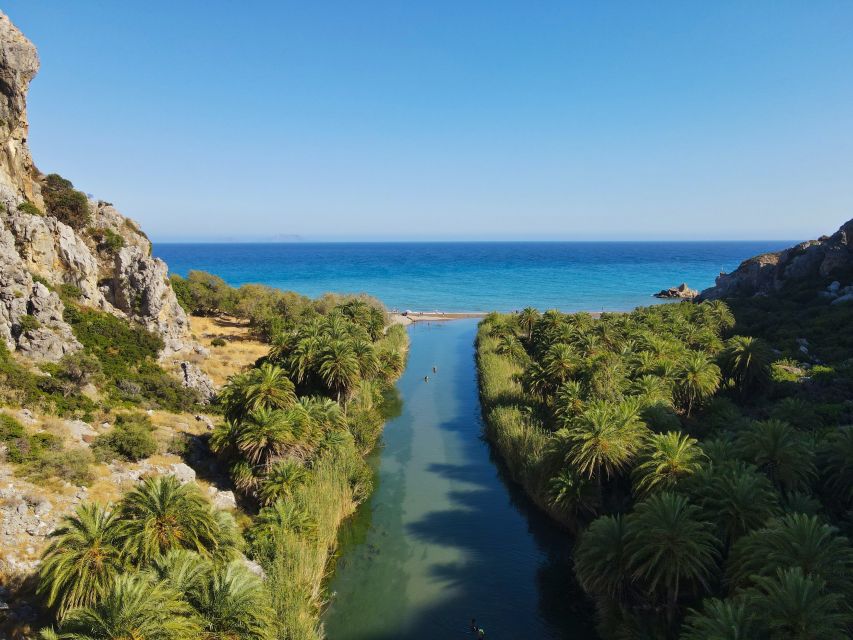 Crete: Preveli Tropical Beach and Palm Forest