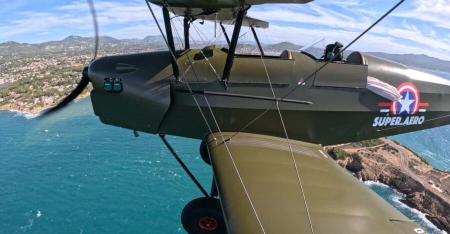 Discovery Pioneer Flights ( STAMPE SV4-RS Biplan Aircraft)