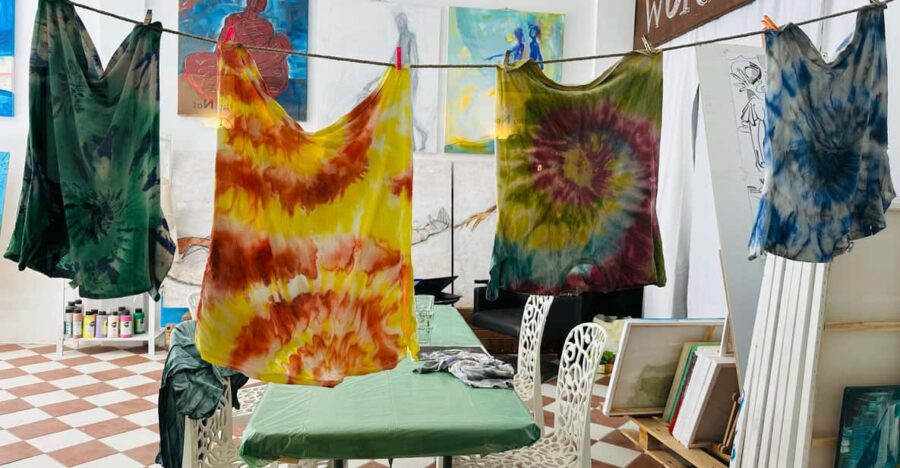 DIY Creative Workshop, DIY T-Shirt, Bag, Pouring Art