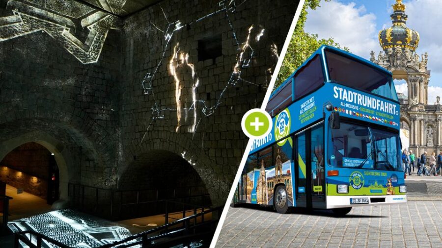 Dresden: 1-Day Hop-On Hop-Off Bus & Fortress Xperience