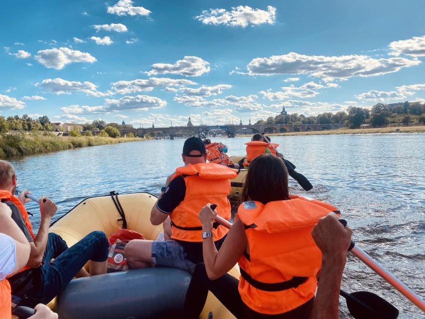 Dresden: Boat Tour From Dresden to Radebeul - With Inflatable Boat