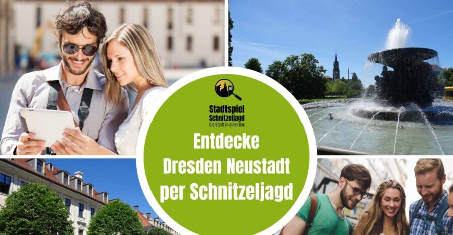 Dresden Neustadt: Scavenger Hunt Self Guided Tour