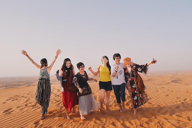 Dubai Desert Safari & BBQ Dinner With Live Belly Dance,Fire Show, Tanura Show - Overview of the Tour