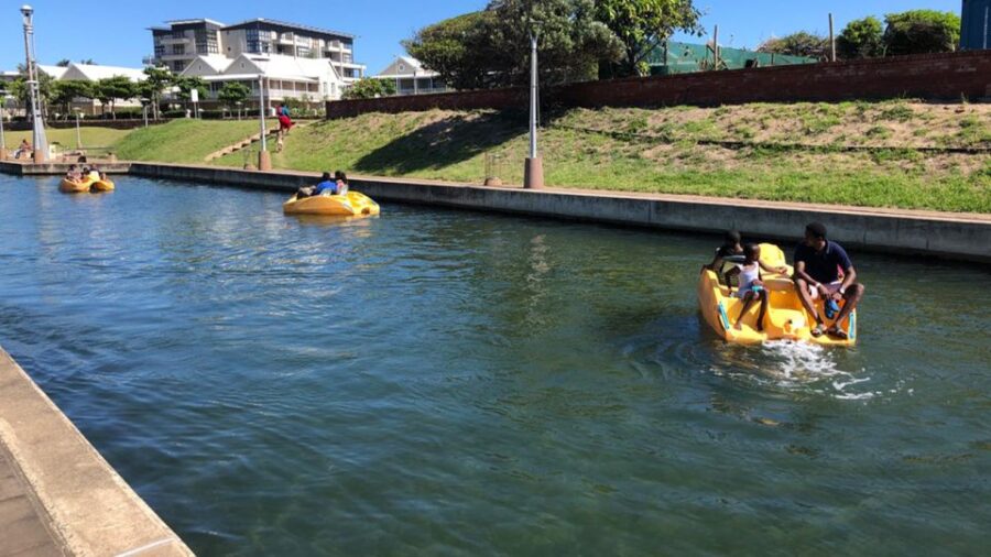Durban: Waterfront Canals Pedal Boat Rental