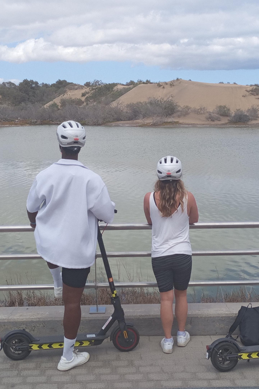 E-Scooter Step Kickstart Guided Tour: Sightseeing Maspalomas