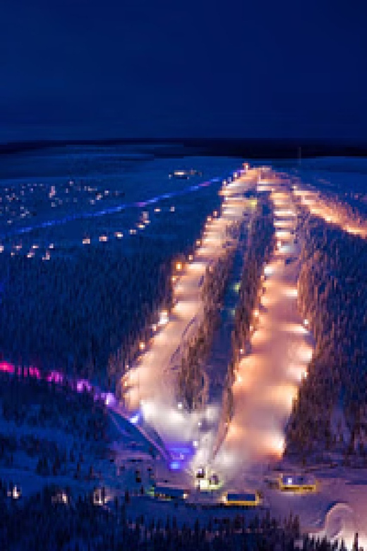 Electric Snowscootering and Tobogganing in Saariselkä