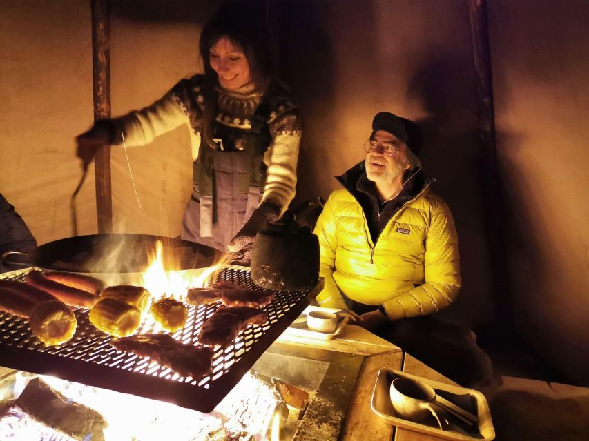 Enjoy the Aurora Show on Top of the Mountain Inc Tipi Dinner