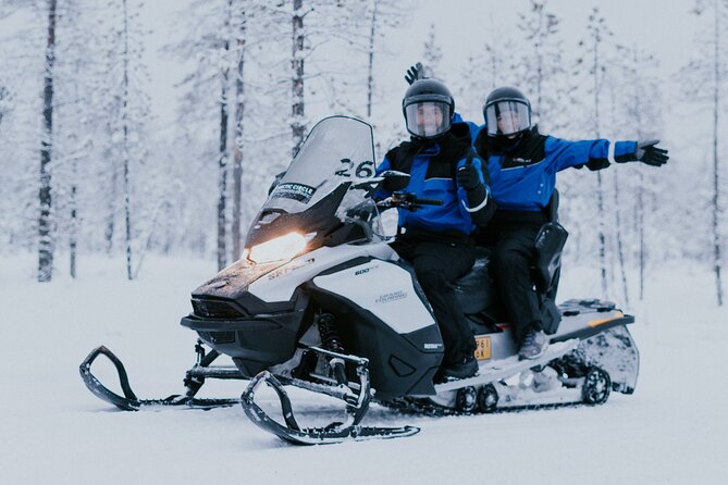 Family Day: Reindeer, Husky and Snowmobiling in Levi