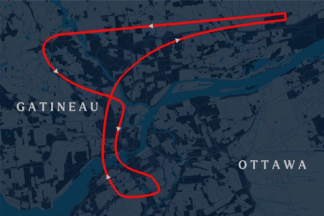 Fly Over the City of Ottawa by Plane