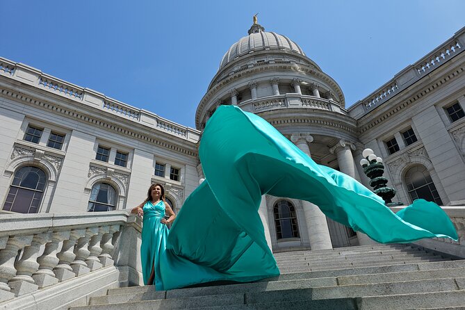 Flying Dress Photo Shoot in Madison WI