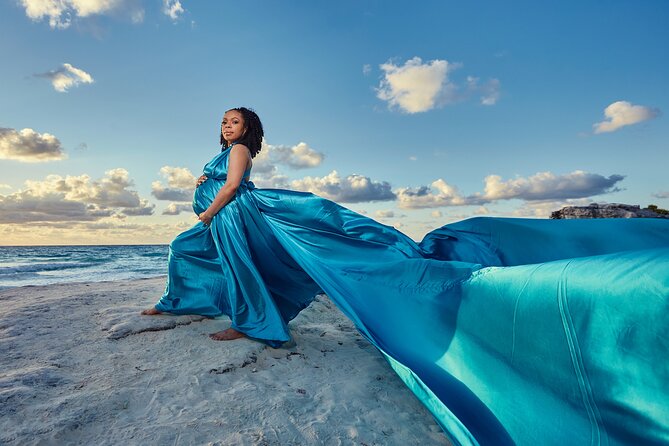 Flying Dress Photoshoot Cancun