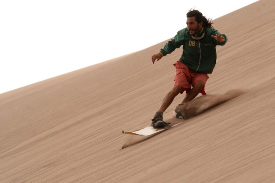 From Agadir or Taghazout: Desert Sand Boarding Tour W/ Lunch