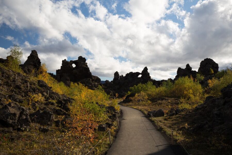 From Akureyri: Myvatn Lake, Craters, & Waterfall Tour