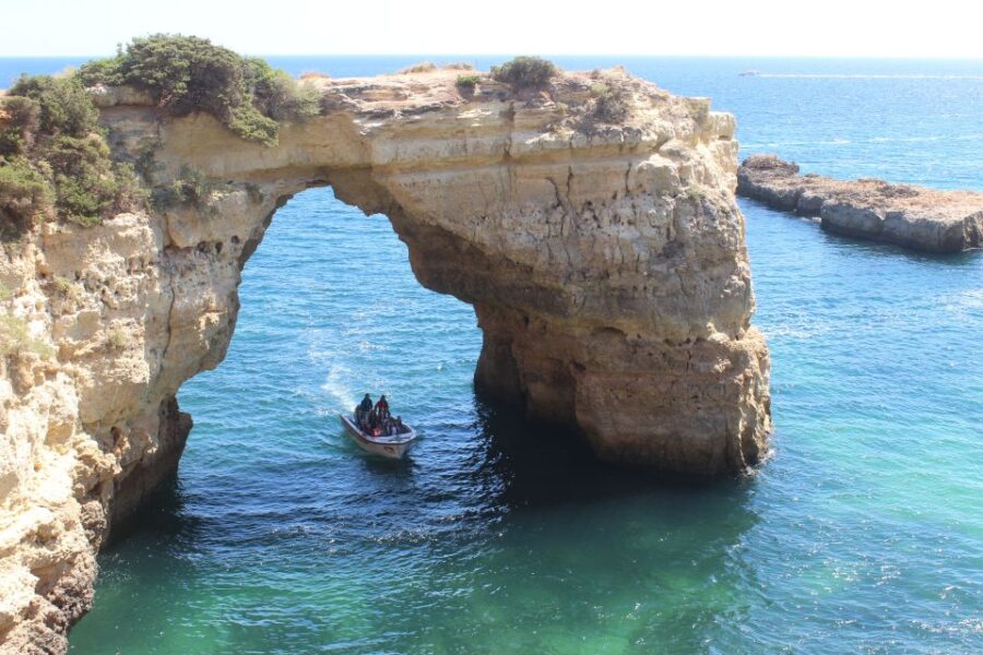 From Armacao De Pera: Private Benagil Beaches Boat Tour