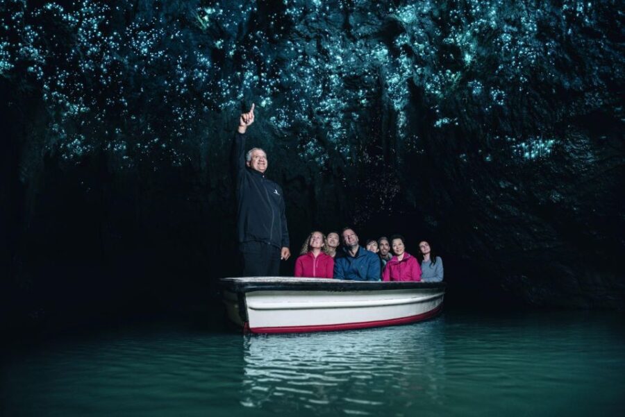 From Auckland : Waitomo Caves and Rotorua With Te Puia